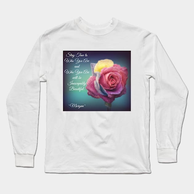 True Beauty Long Sleeve T-Shirt by Visually Lyrical